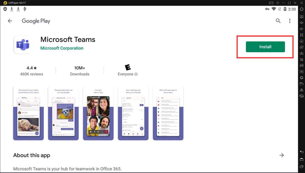 download microsoft teams desktop application