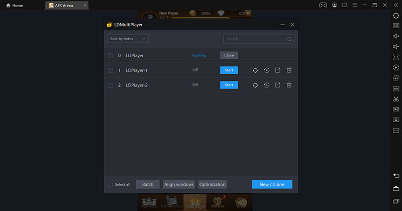 AFK Arena and LDPlayer